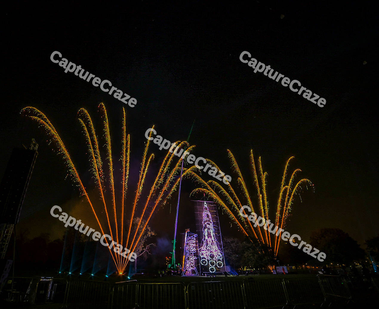 Two Fireworks